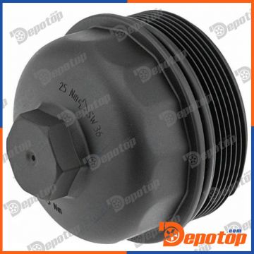 Couvercle Boîtier de filtre a huile pour PORSCHE | 94810702200, 94810702200